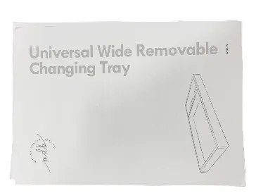 Million Dollar Baby Universal Wide Removable Changing Tray, White