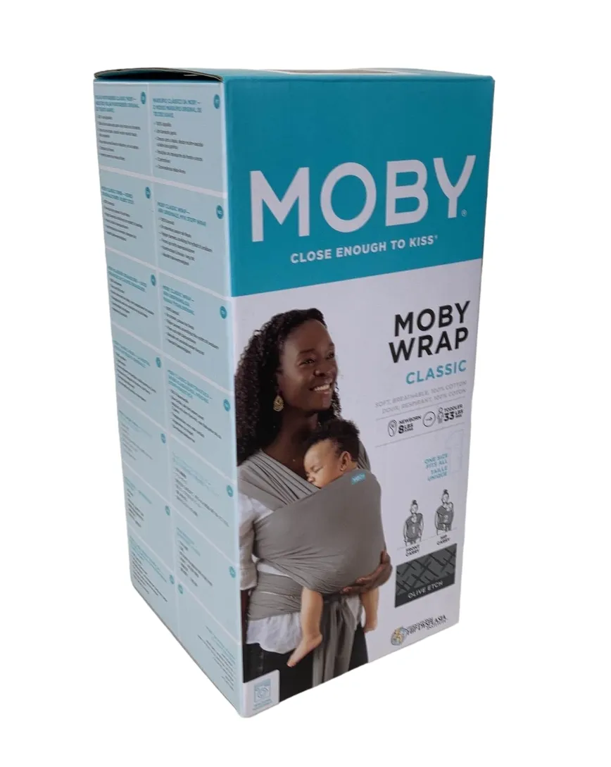 Moby Classic Wrap Baby Carrier, Olive Etch