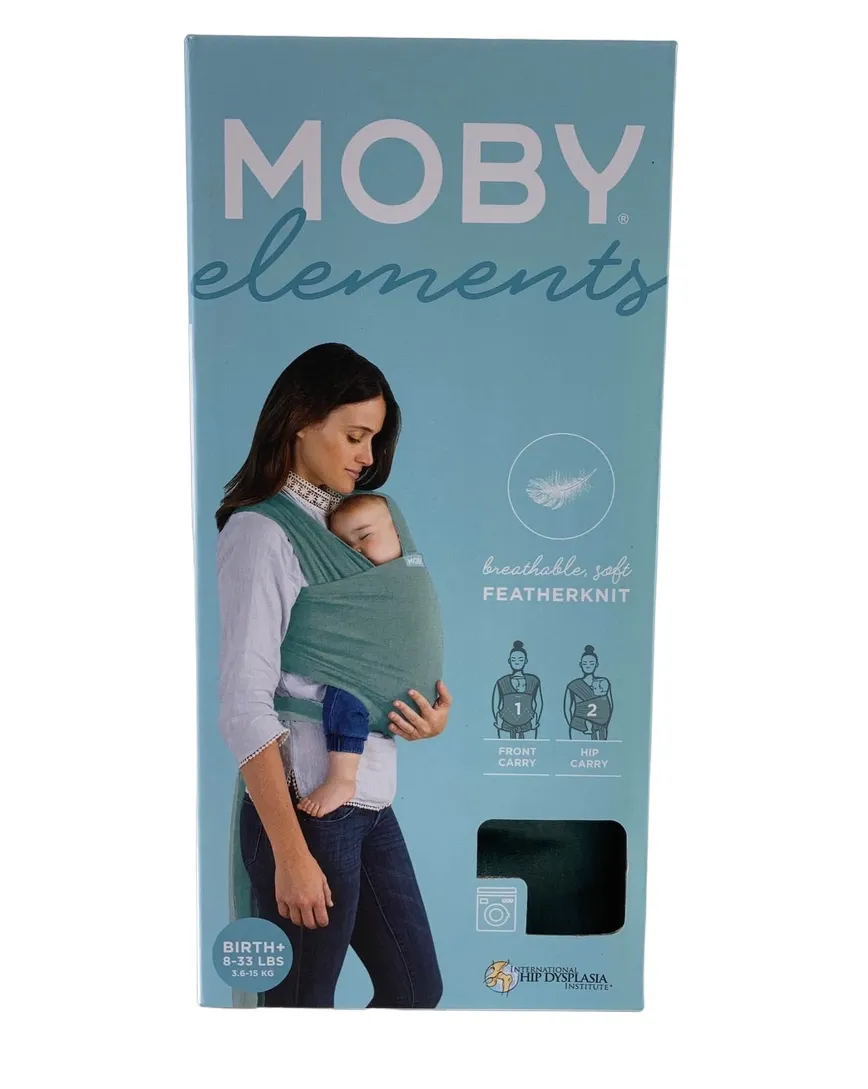 Moby Elements Baby Wrap Carrier, Hydro