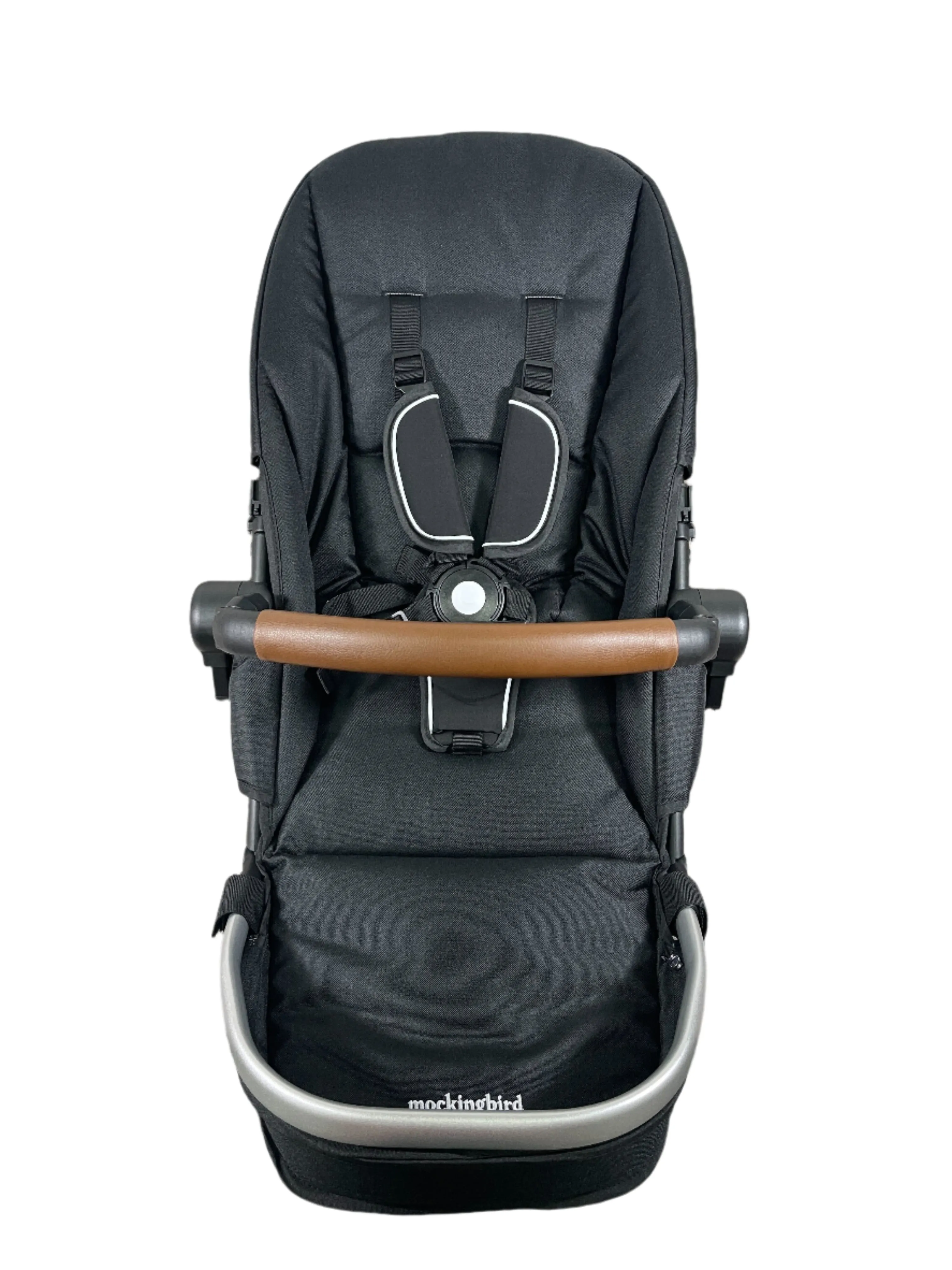 Mockingbird 2nd Seat Kit 2.0, No Canopy, No Canopy, Silver With Penny Leather