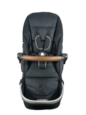 Mockingbird 2nd Seat Kit 2.0, No Canopy, No Canopy, Silver With Penny Leather