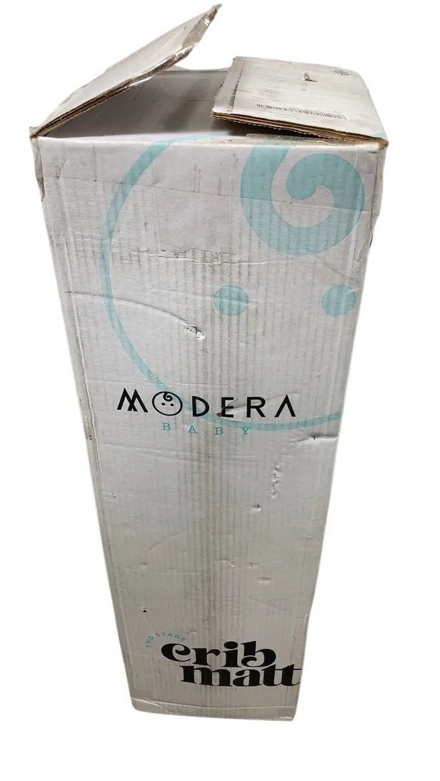 Modera Baby 2 Stage Crib Mattress, Stone White