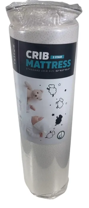 Modera Baby 2 Stage Crib Mattress, Stone White