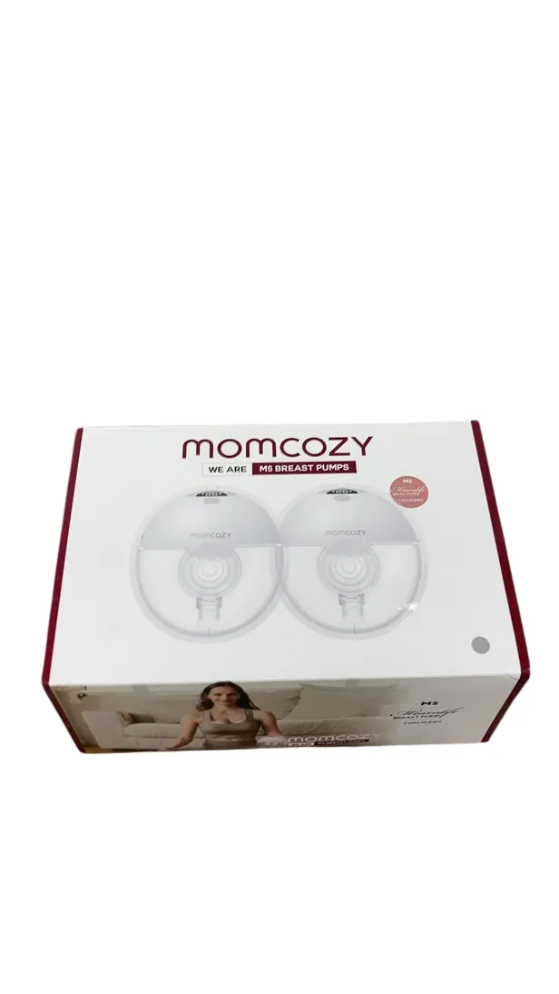 Momcozy All-in-one M5 Double Wearable Breast Pump, Quill Grey