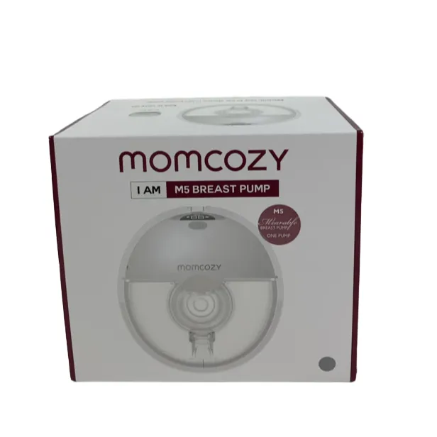 Momcozy M5 Single Wearable Breast Pump, Quill Grey