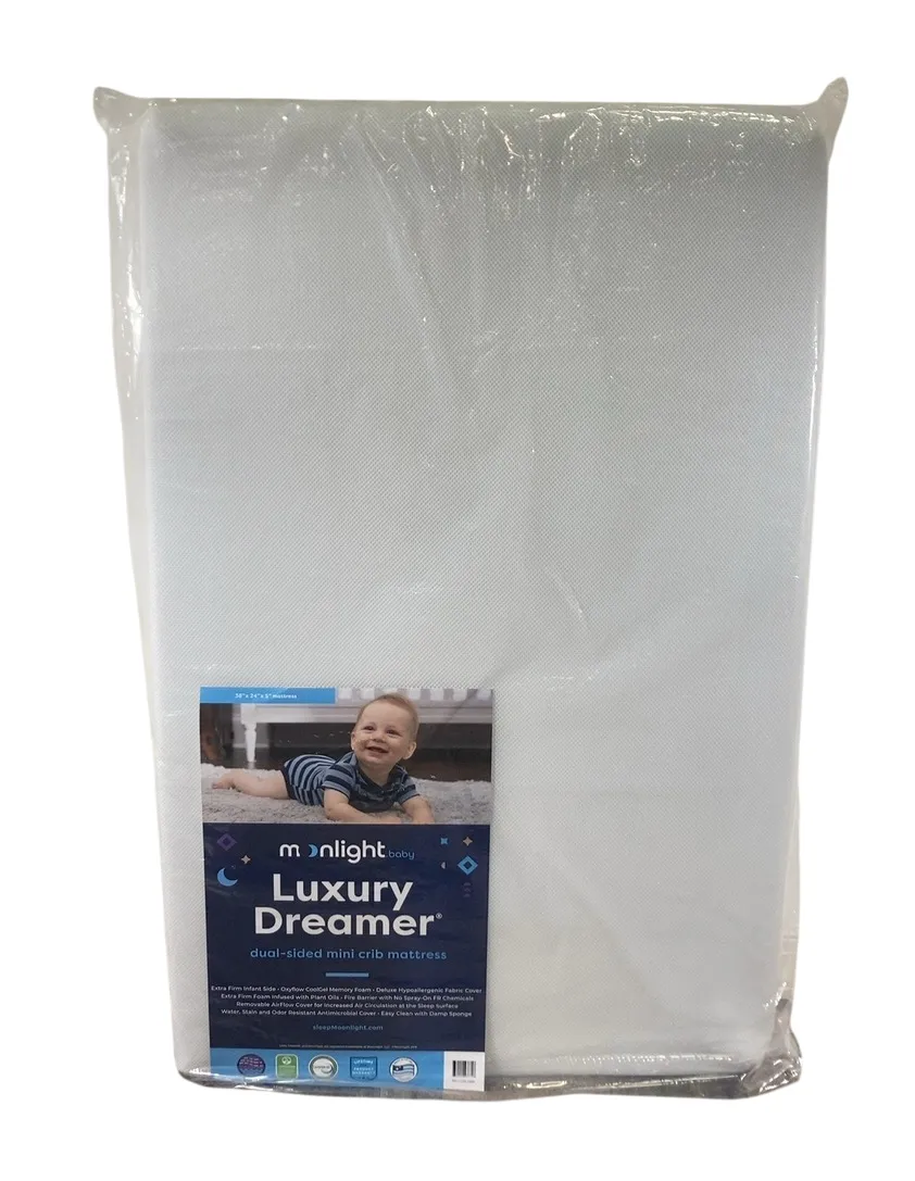 Moonlight Slumber Luxury Dreamer Crib Mattress, Mini (38"x24"x5")