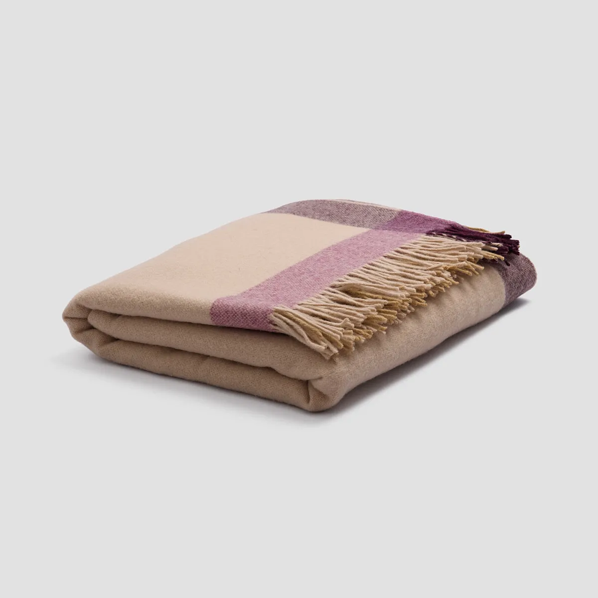 Moorland Border Wool Blanket Piglet In Bed