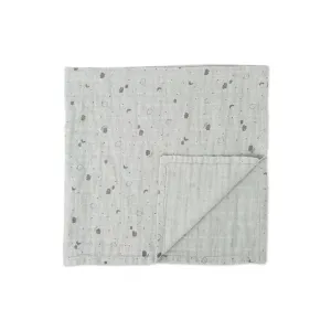 MORI Pre-Washed Large Muslin Swaddle - Grey