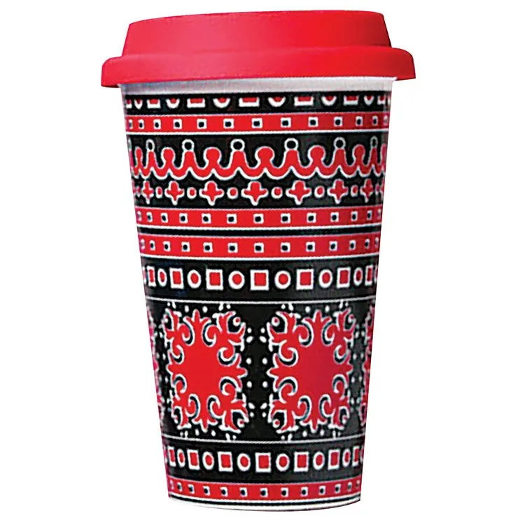 Moroccan Travel Mug, 2 Asstd Designs