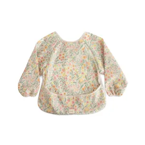 Mushie Long Sleeve Bib - Pastel Blooms
