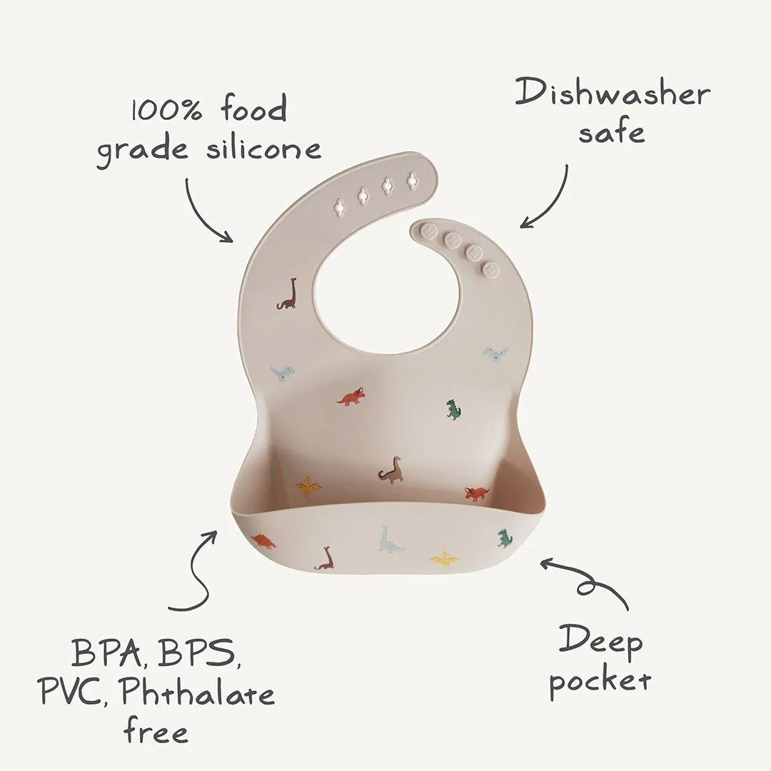 Mushie Silicone Bib - Cherries