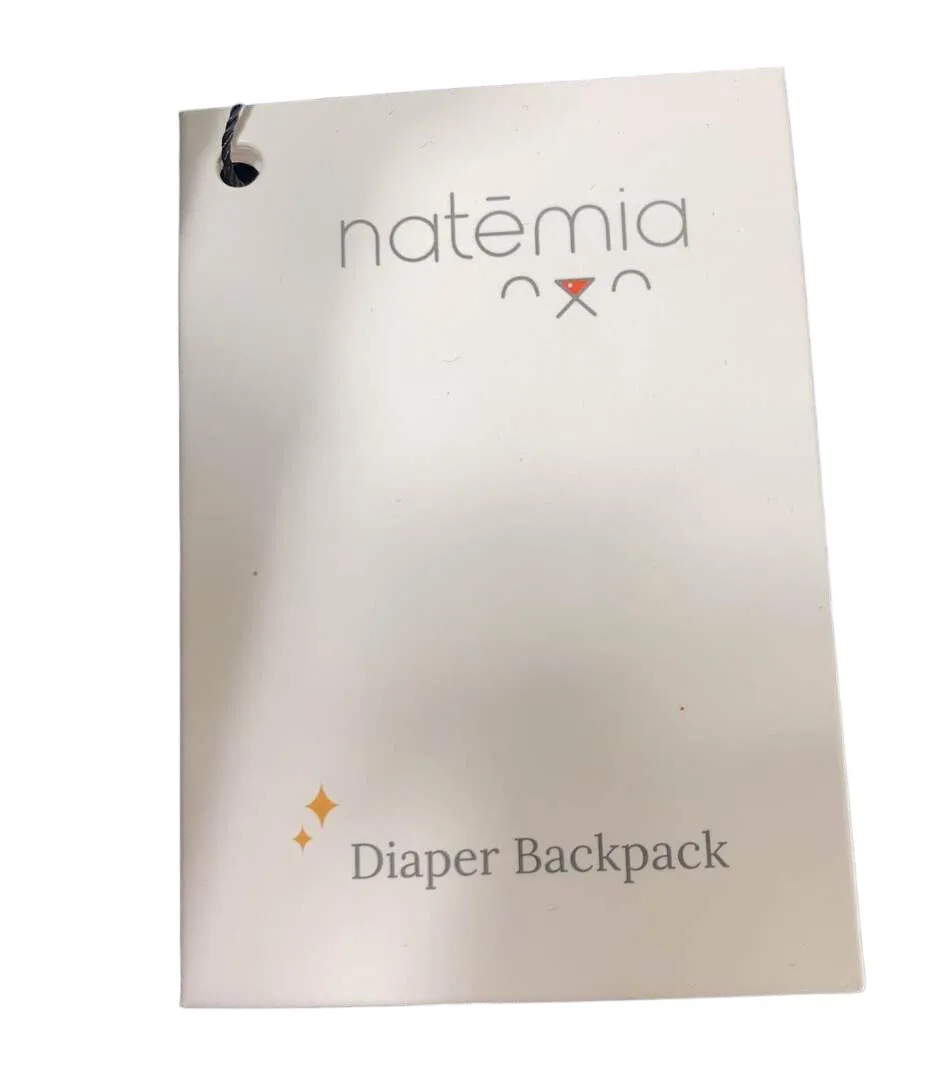 Natemia Diaper Backpack, Folkstone Grey