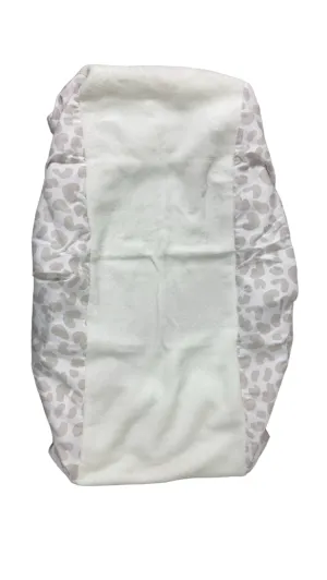 Nojo Changing Pad Cover, Grey and White Cheetah