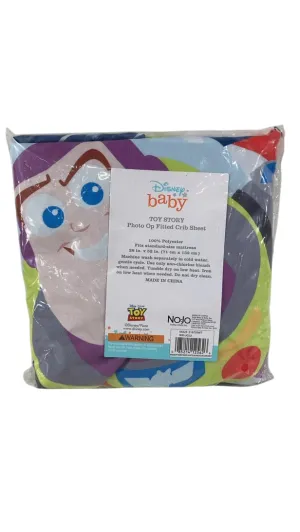 Nojo Disney Baby Fitted Crib Sheet, Toy Story, Buzz Lightyear Space