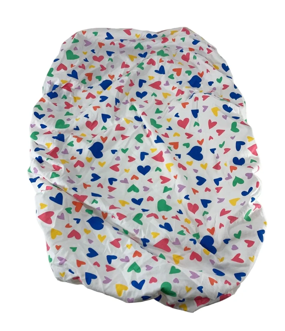 Norani Organic Changing Cover, Colorful Hearts