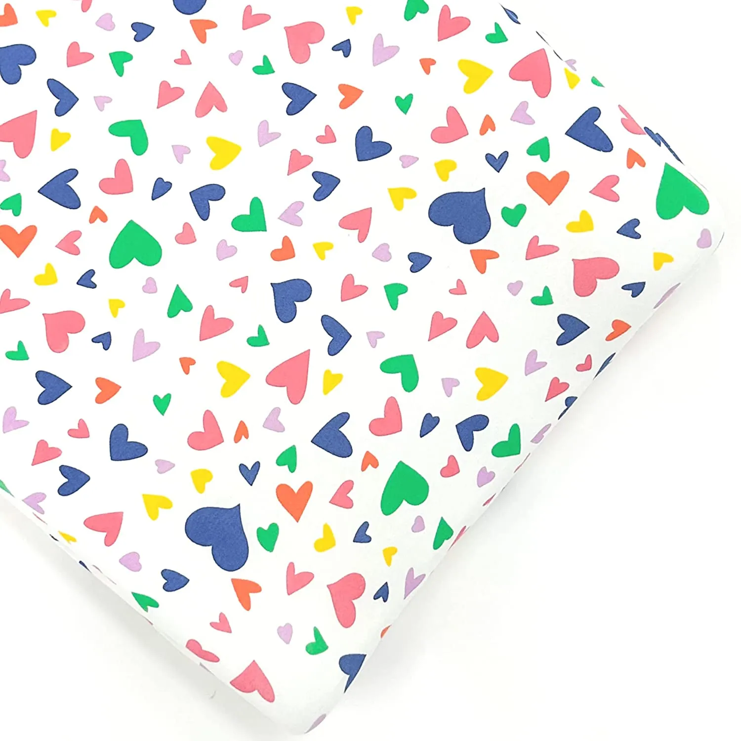 Norani Organic Changing Cover, Colorful Hearts