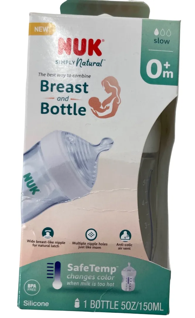 NUK Simply Natural Bottle, 5oz
