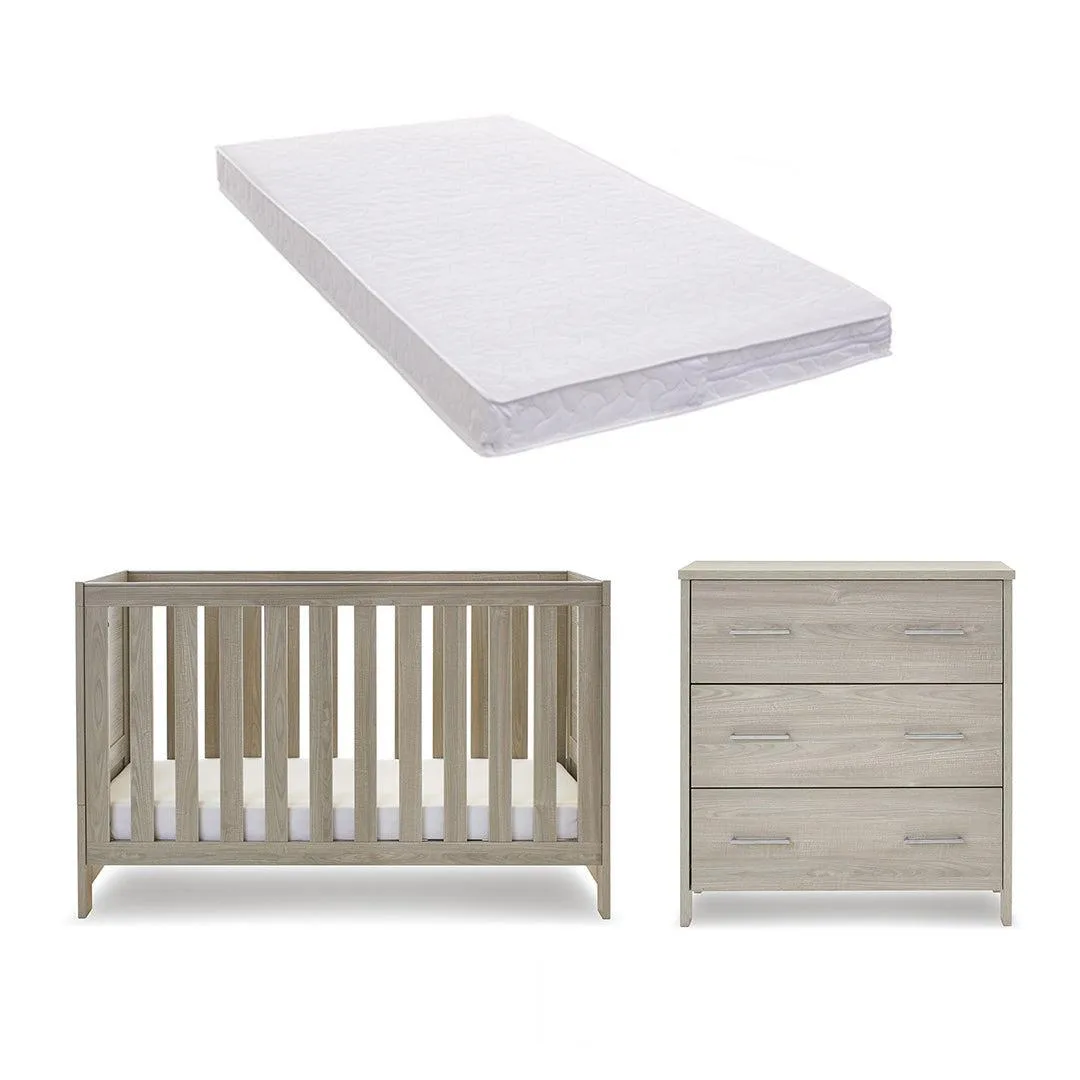 Obaby Nika 2 Piece Room Set - Grey Wash