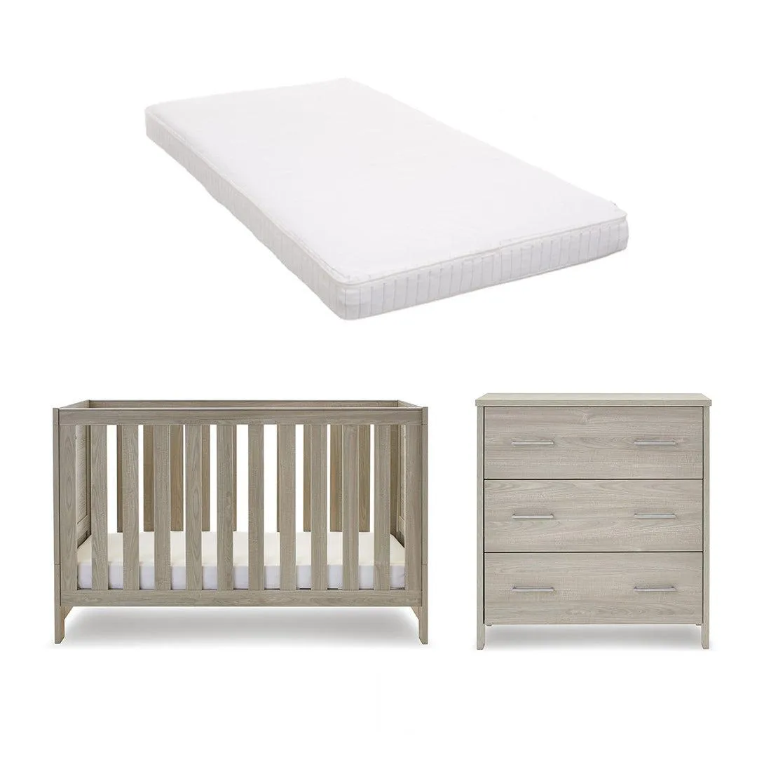Obaby Nika 2 Piece Room Set - Grey Wash