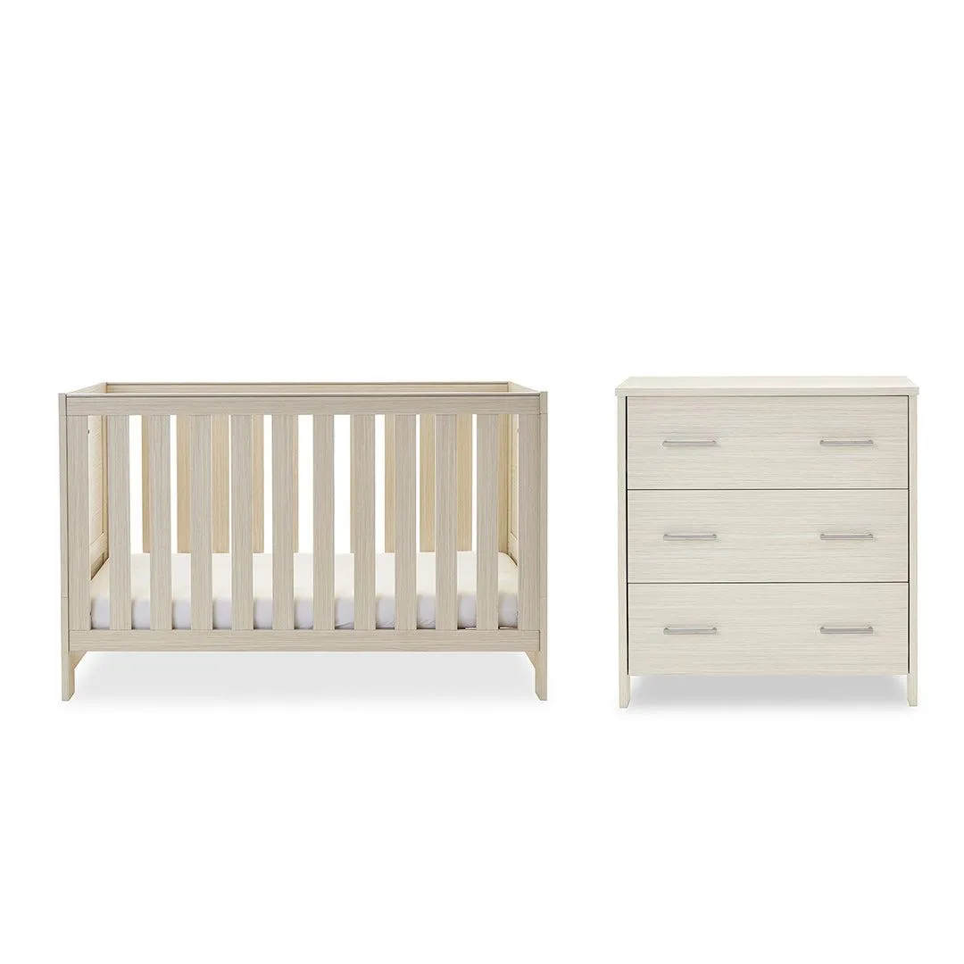 Obaby Nika 2 Piece Room Set - Oatmeal