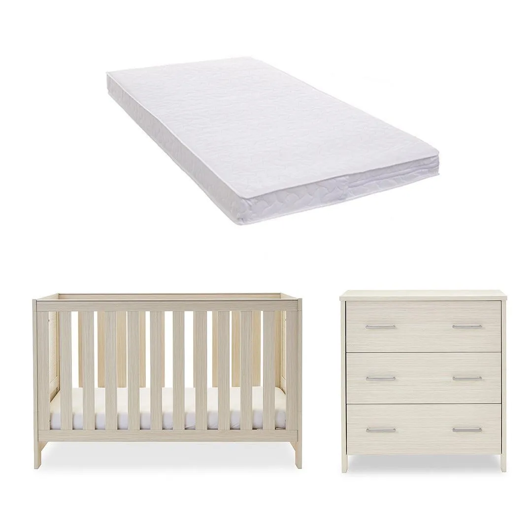 Obaby Nika 2 Piece Room Set - Oatmeal