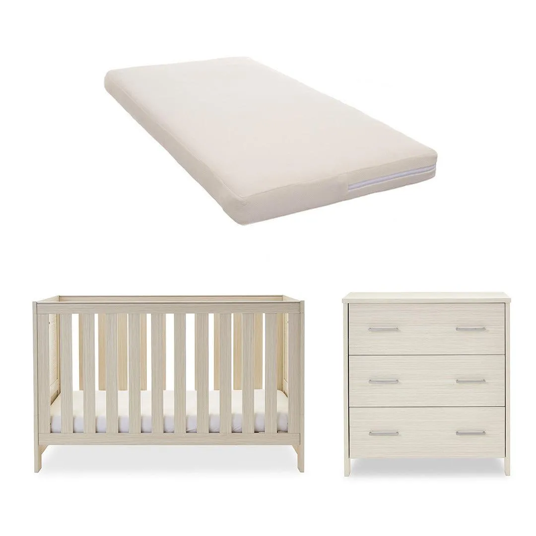 Obaby Nika 2 Piece Room Set - Oatmeal