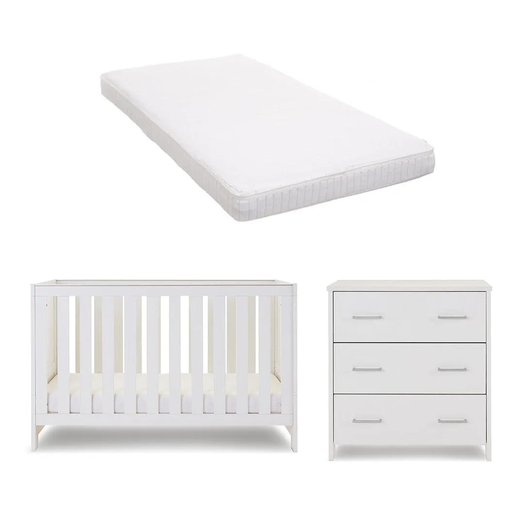 Obaby Nika 2 Piece Room Set - White Wash