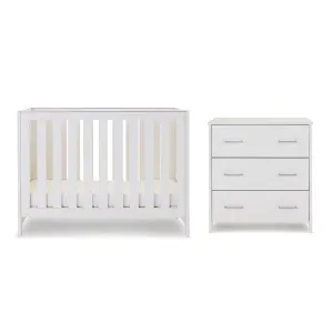 Obaby Nika Mini 2 Piece Room Set - White Wash