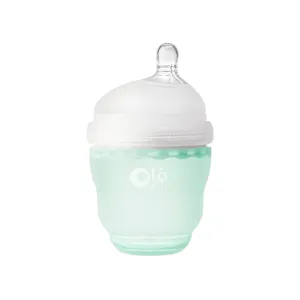 Olababy Gentle Baby Bottle, 4oz, Mint