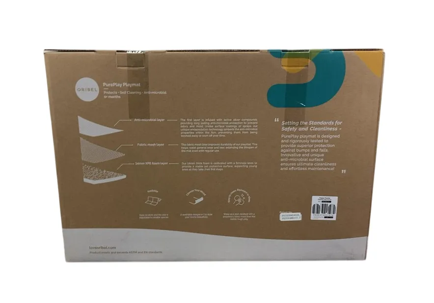 Oribel PurePlay Baby Playmat, Happy Palette