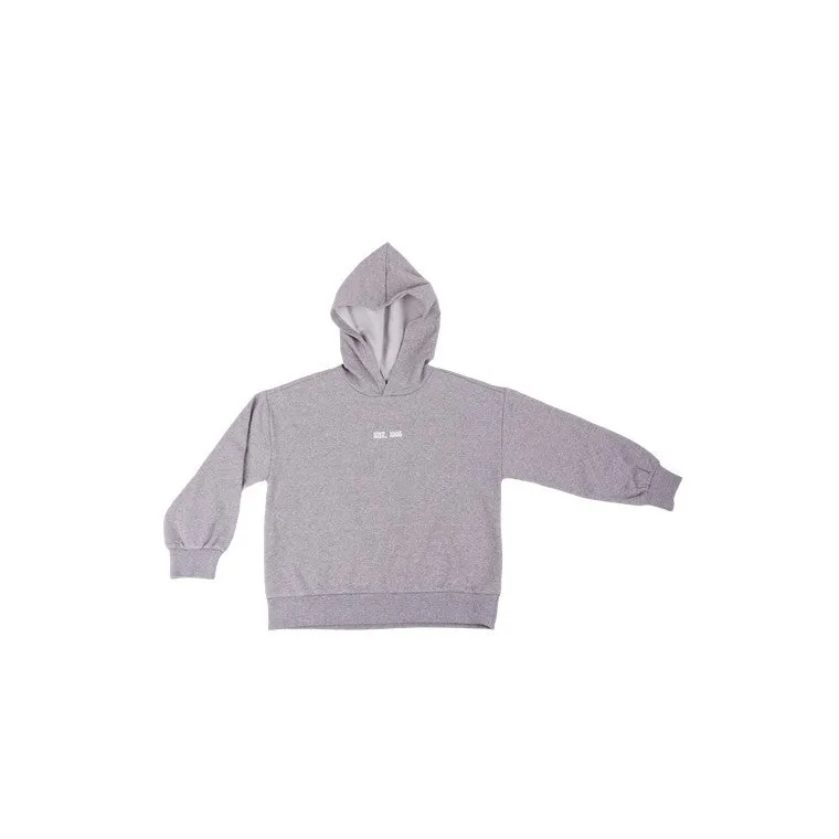 Oversized Hoodie, Grey Marle, Size 8