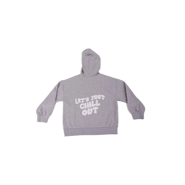 Oversized Hoodie, Grey Marle, Size 8