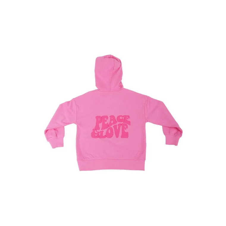 Oversized Hoodie, Pink, Size 12