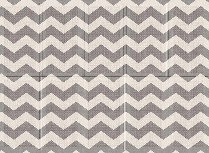 Parklon Portable Double-Sided Folding Play Mat, ABC/Urban Zig Zag