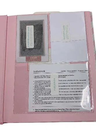 Pearhead Chevron Baby Memory Book, Pink