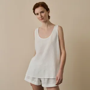 Pearl Linen Tencel Cami Set Piglet In Bed