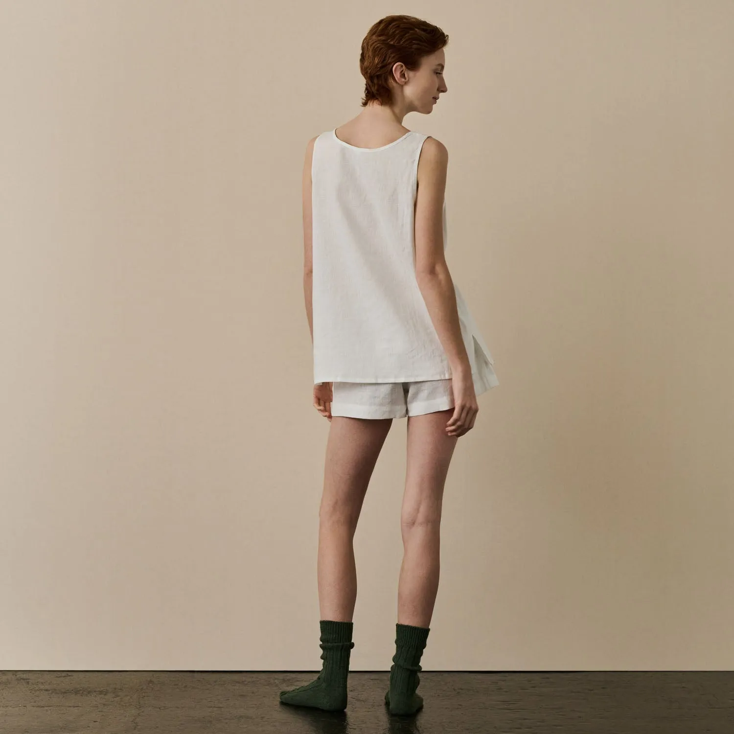 Pearl Linen Tencel Cami Set Piglet In Bed