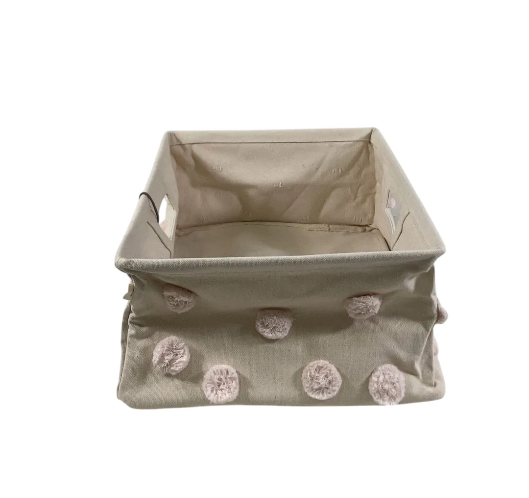 Pehr Hide Away Basket, Blush, Small