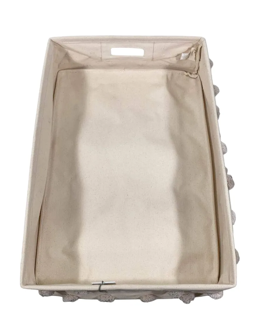 Pehr Hide Away Basket, Grey, Large
