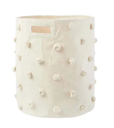 Pehr Pom Pom Hamper 18x20, Natural