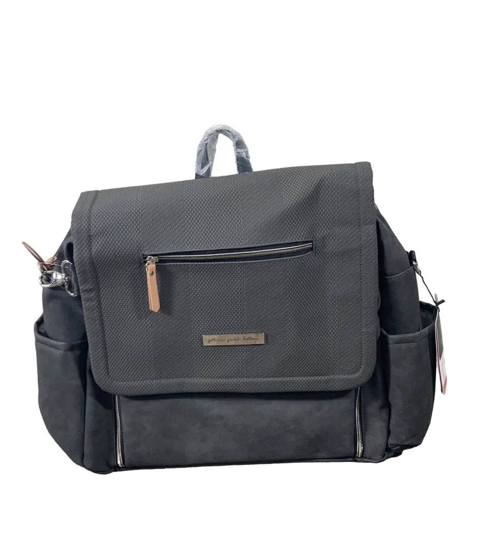 Petunia Pickle Bottom Boxy Backpack Deluxe, Carbon Cable Stitch