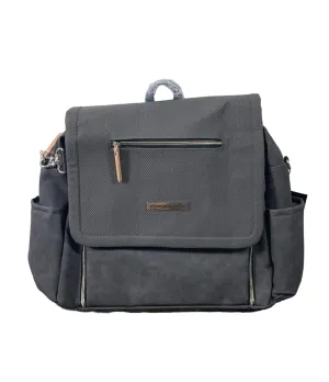 Petunia Pickle Bottom Boxy Backpack Deluxe, Carbon Cable Stitch