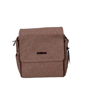 Petunia Pickle Bottom Boxy Backpack Diaper Bag, Dusty Rose Leatherette