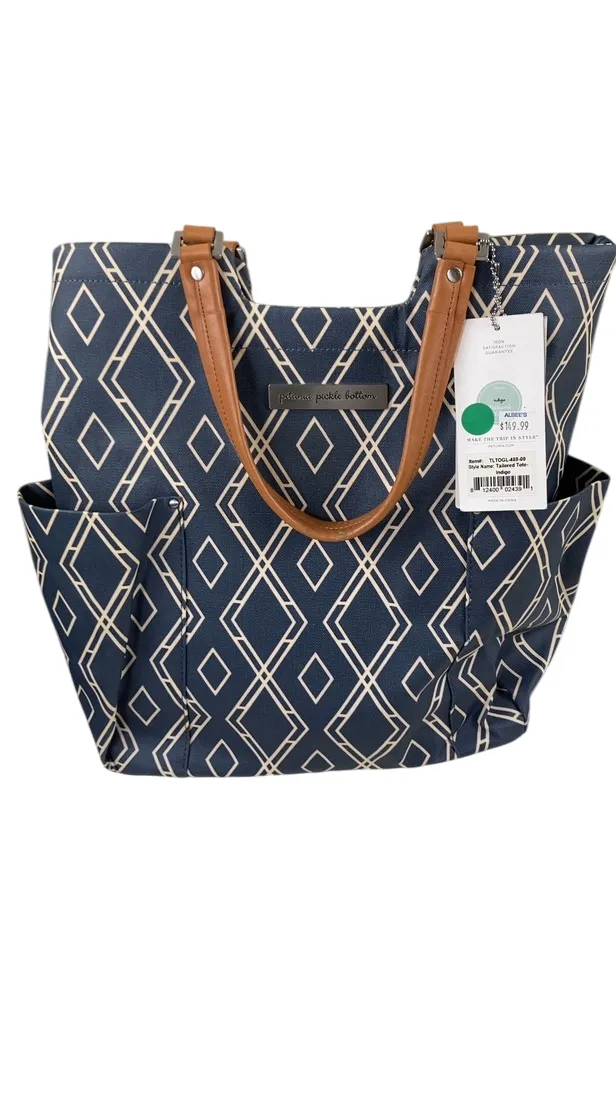 Petunia Pickle Bottom Downtown Tote, Indigo Blue