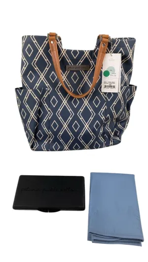 Petunia Pickle Bottom Downtown Tote, Indigo Blue