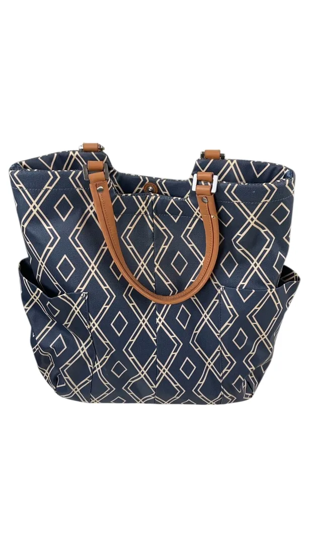 Petunia Pickle Bottom Downtown Tote, Indigo Blue