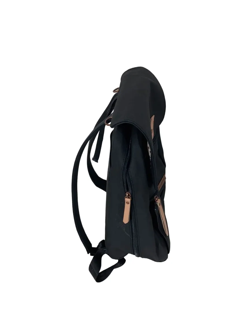 Petunia Pickle Bottom Meta Backpack, Black Matte Canvas