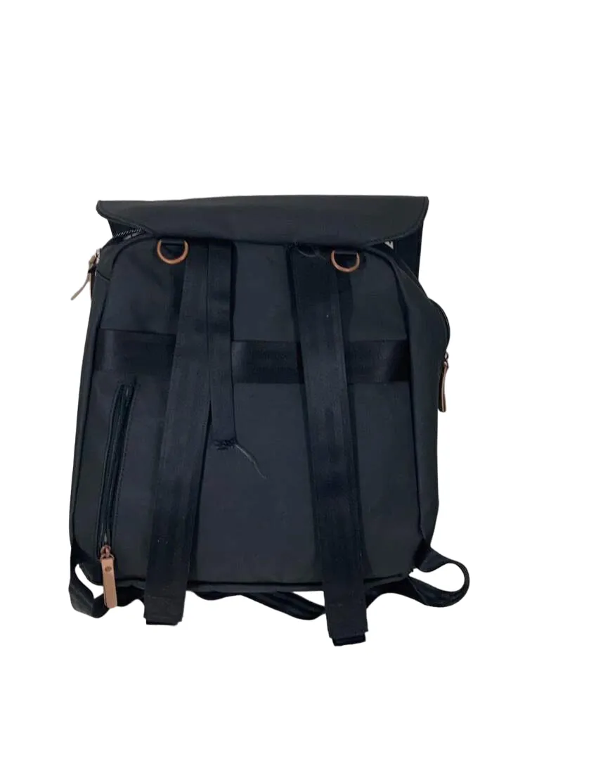 Petunia Pickle Bottom Meta Backpack, Black Matte Canvas