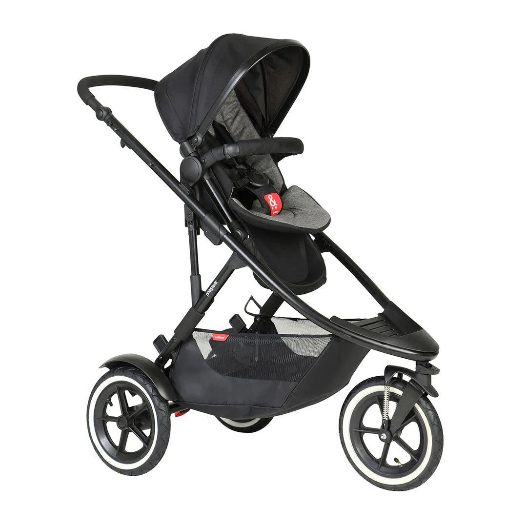 Phil & Teds Sport Verso Pushchair - Charcoal