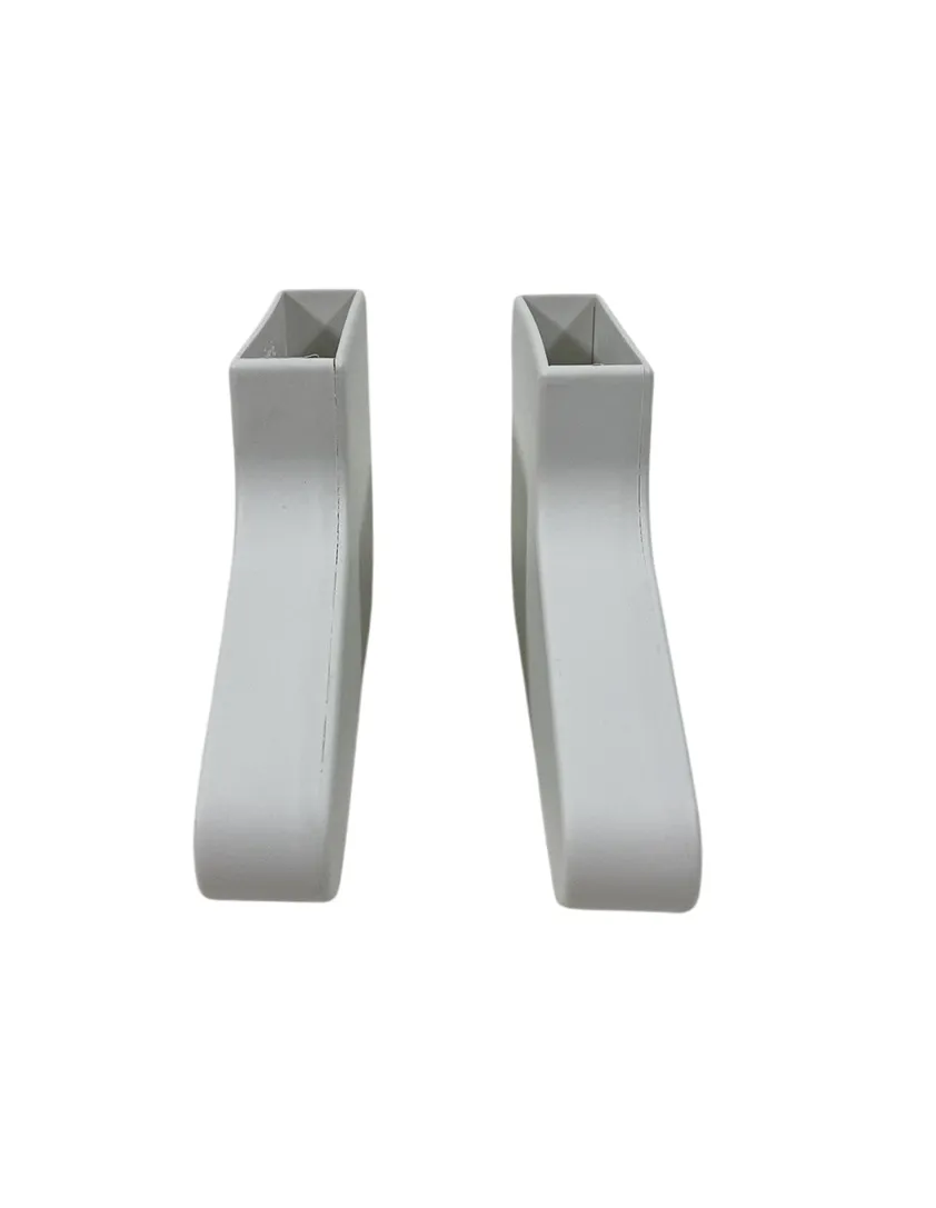 Piccalio Foldable Helper Tower Grip Slippers, White